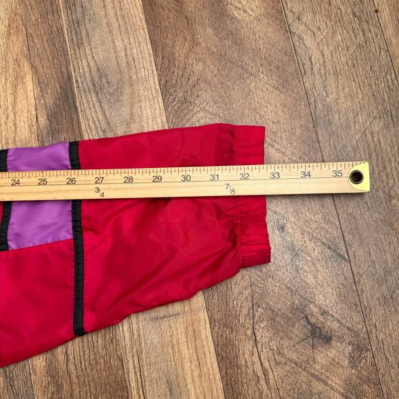 Vintage Nike Jacket Colorblock Mens Large Red Athletic Training Soccer 90s - Picture 11 of 12